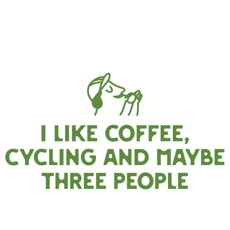 J'aime le café, le vélo...