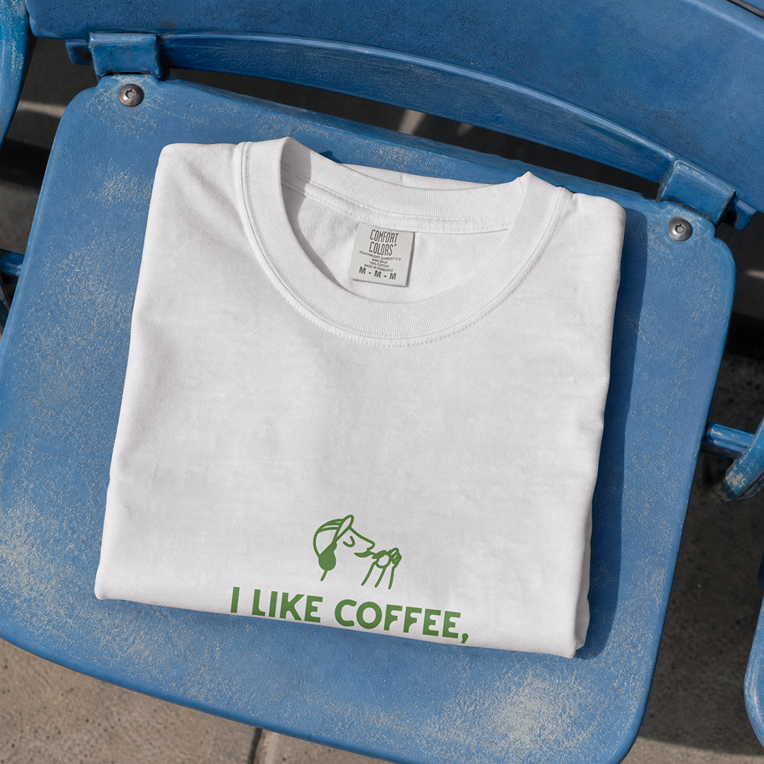J'aime le café, le vélo...
