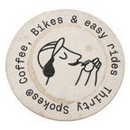 T-shirt de la marque de sous-verres à café