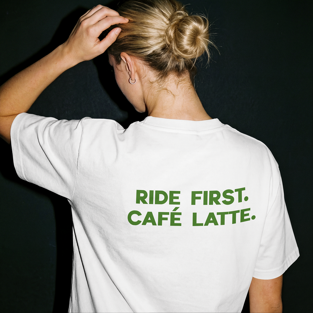 Ride First. Café Latte Later
