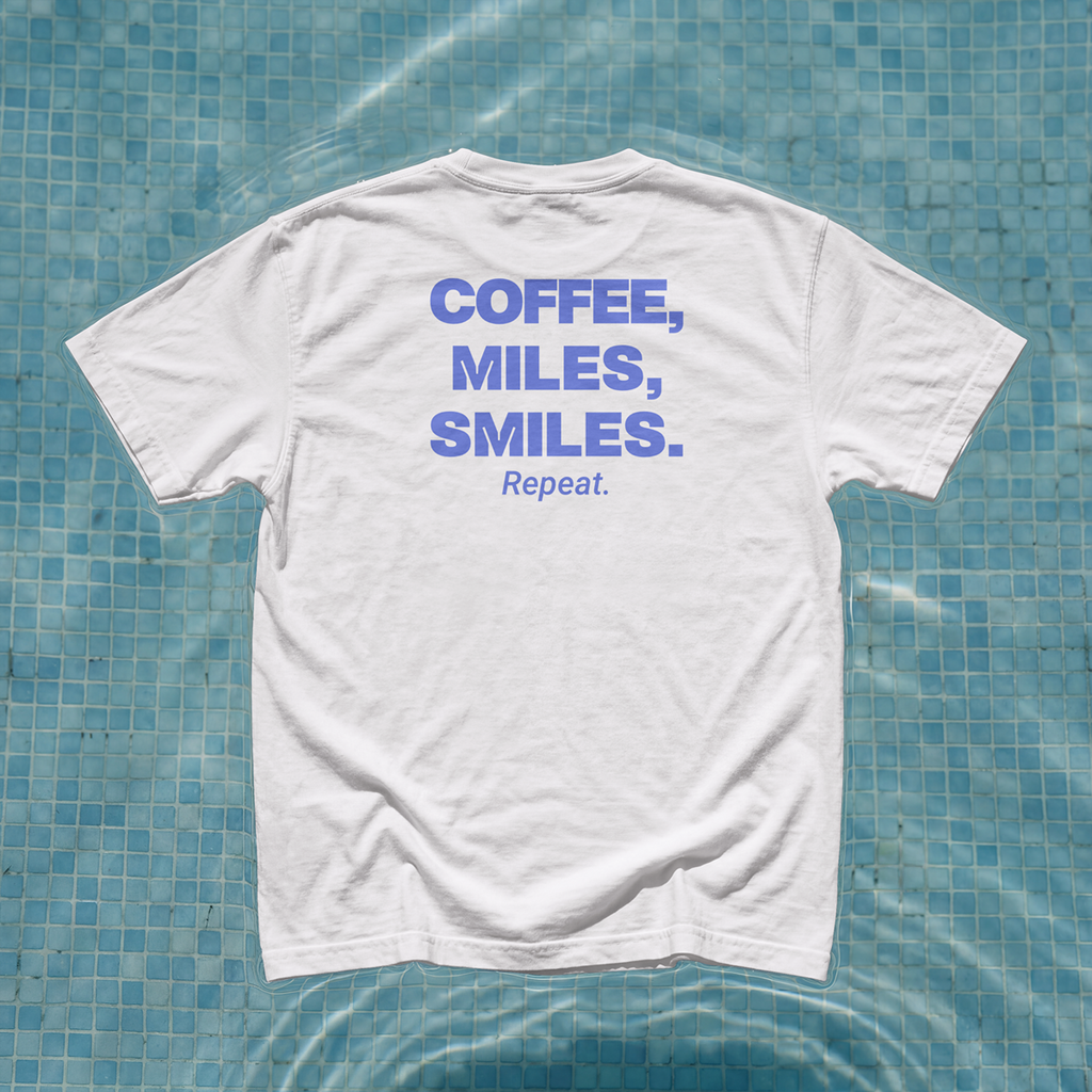 Coffee, Miles, Smiles. Repeat.