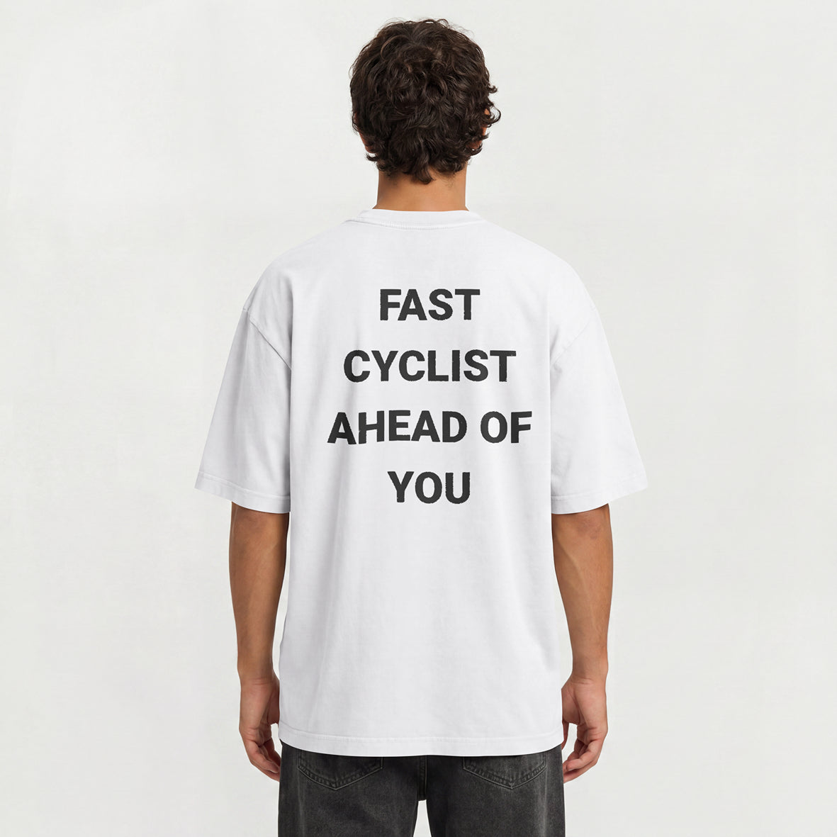 FAST CYCLIST BEHIND / AHEAD OF YOU