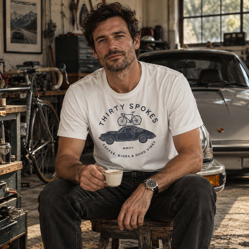 Cycling, Coffee & a classic 911
