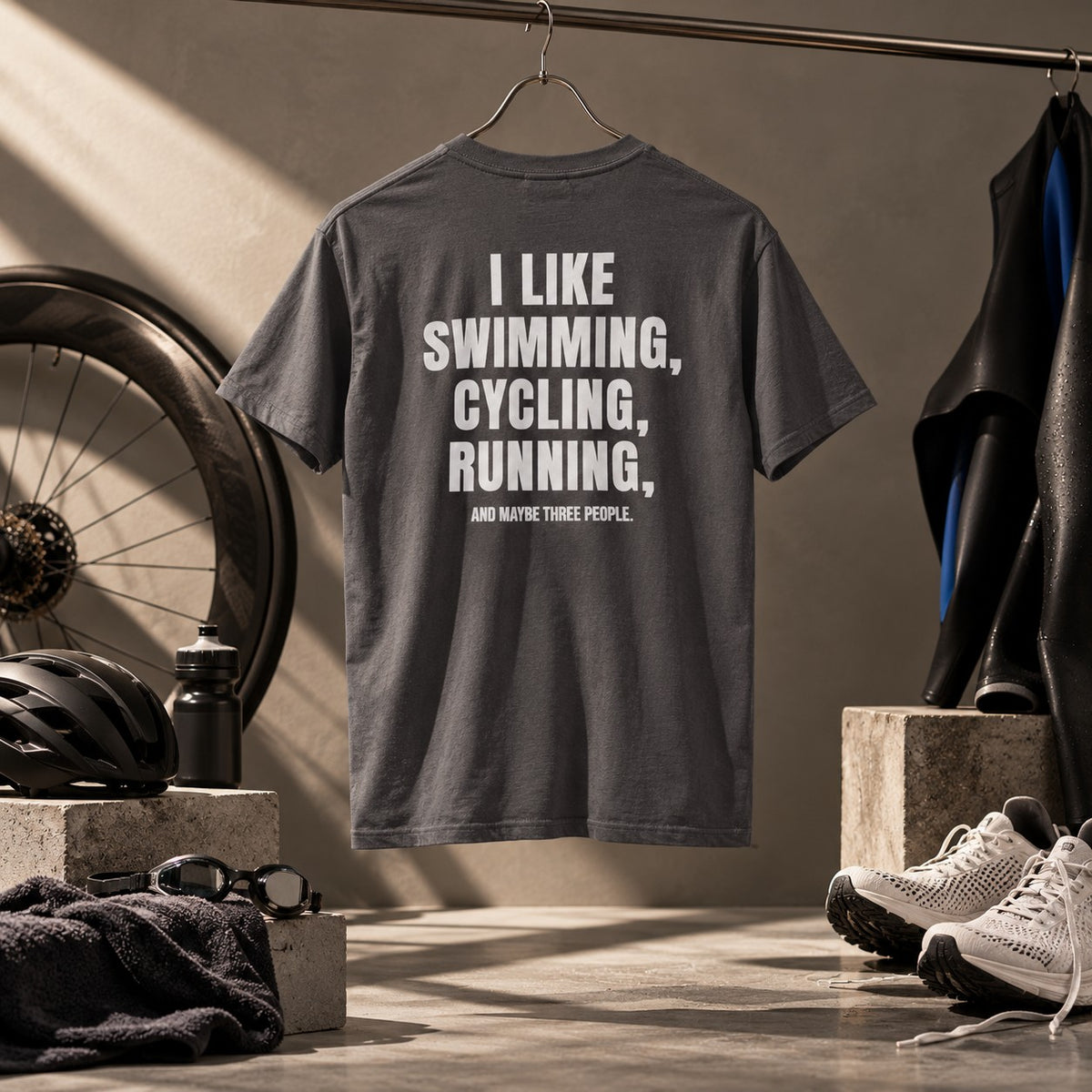 I like Triathlon and maybe three people