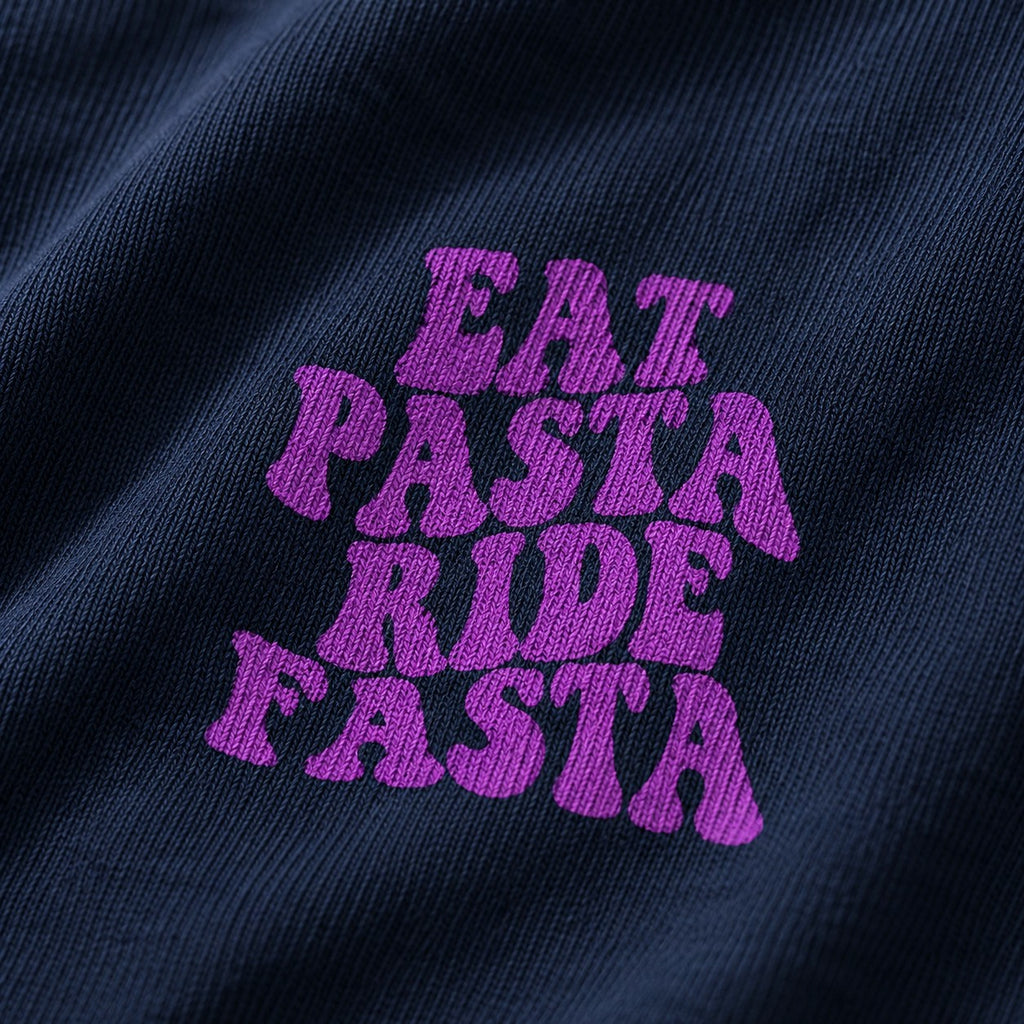 Fausto eats pasta & drinks coffee