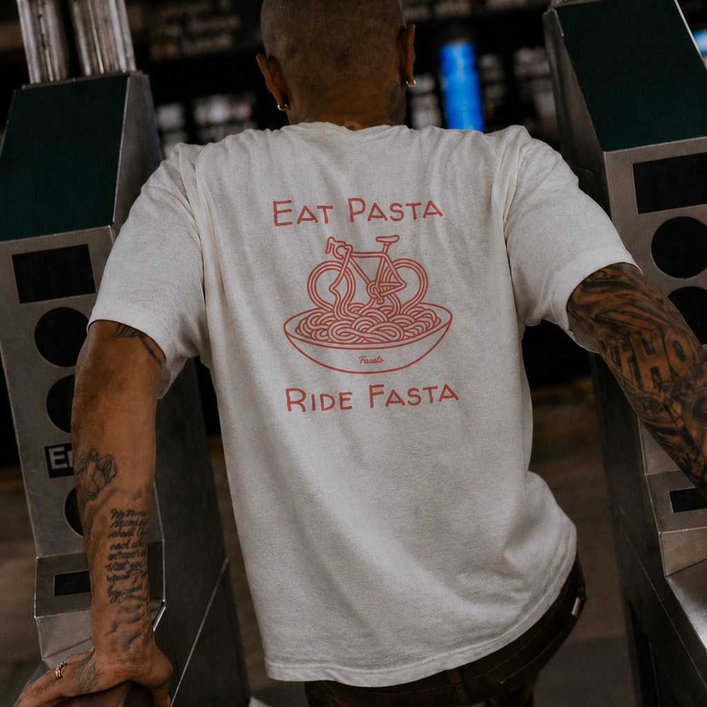 Eat Pasta Ride Fasta Graphic