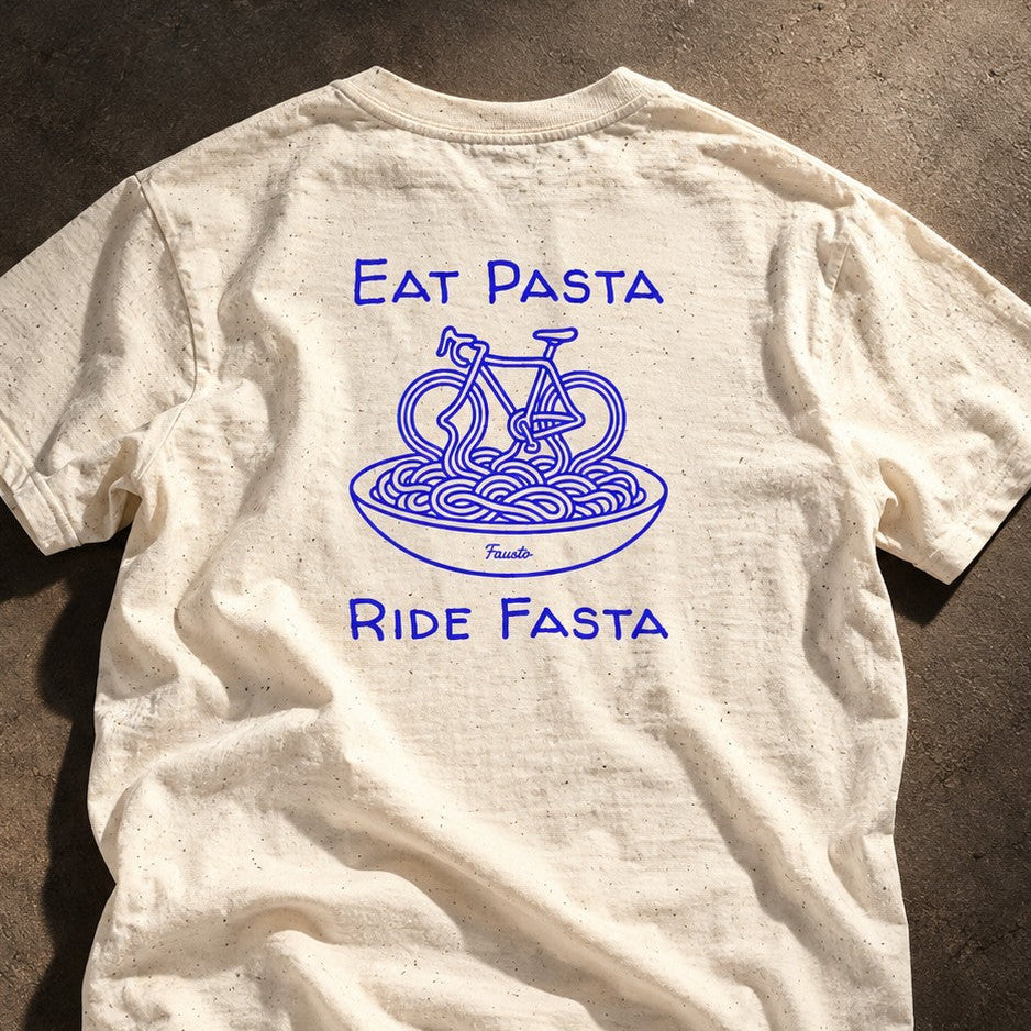 Eat Pasta Ride Fasta Graphic