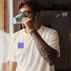 Coffee, Rides & Good Vibes says Fausto