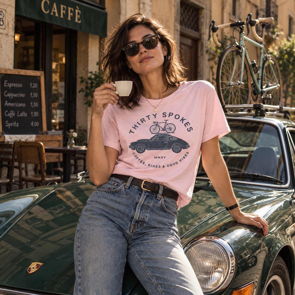 Cycling, Coffee & a classic 911